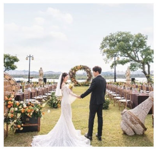 평택웨딩박람회 행사장 내부 전경 및 참관객 모습