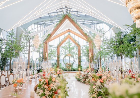 세텍 웨딩 페어 박람회 참가 업체 부스 전경